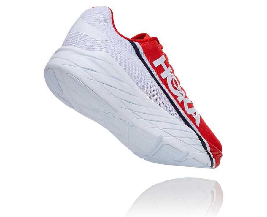 Tenis Hoka One One Feminino Vermelhas/Branco - Rocket X - 738-BIVAHD